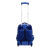 MOCHILA CARRO ELF 2DIV 6453B AZUL BASE DE GOMA - TINTA AMARILLA