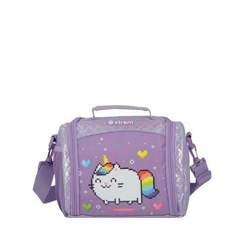 LUNCHERA XTREM BREAK CATS LILA BLT