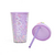 VASO CON SORBETE CHIMOLA ENJOY LAR.450ML - TINTA AMARILLA