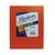 CUADERNO TAPA DURA 50HJ RAY NARANJA RIVADAVIA
