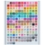MARCADOR DOBLE PUNTA X 168 VALIJA DELI - TINTA AMARILLA