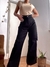 Jean wide leg negro c/ tajos - comprar online