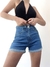 Short jean celeste c/ dobladillo