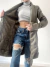 Tapado Jersey con piel - ADOLFA