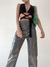 Pantalón engomado recto en internet