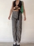 Pantalón engomado recto - tienda online