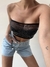 Strapless microtul c/ strass