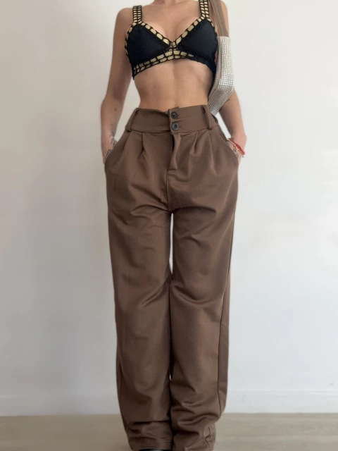 Pantalón sastrero doble botón - comprar online