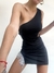 Vestido un hombro c/ strass en internet
