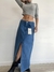 Pollera jean larga azul - ADOLFA