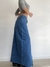 Pollera jean larga azul - tienda online