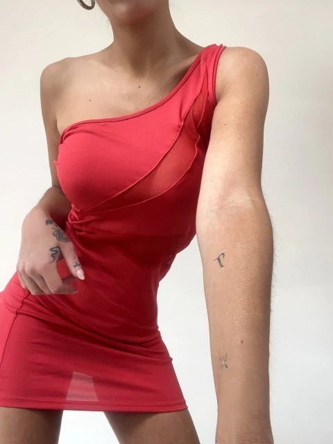 Vestido un hombro Lyra & Microtul