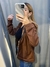 Campera jogging c/ piel - ADOLFA