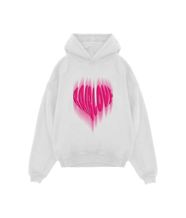 Hoodie "Baib Love" (Blanco) thumbnail 2