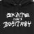 TH HOODIE MEN SAD NEGRO CURVA (340280C) en internet