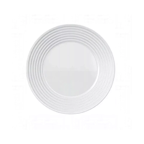 PLATO PLAYO SATURNO VIDRIO BLANCO