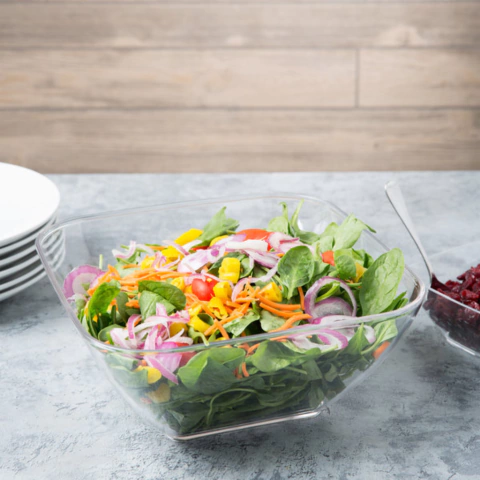 ENSALADERA ACRILICA CUADRADA 19CM