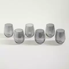 VASO BOMBEE VIDRIO HUMO 500ML - comprar online