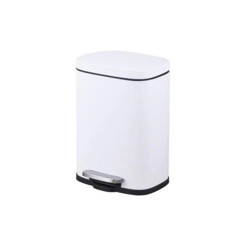 CESTO ACERO BLANCO RECTANGULAR 12L - comprar online