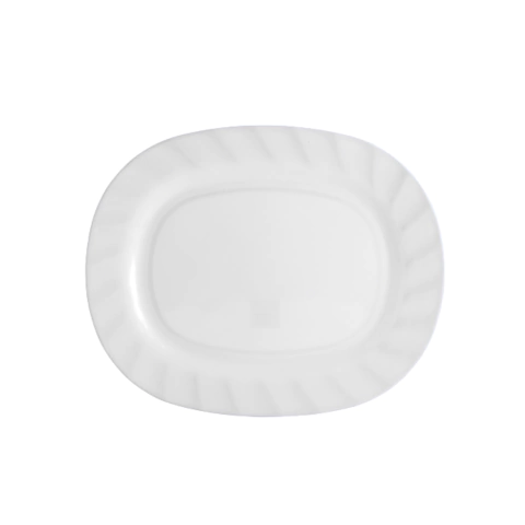 BANDEJA RECT 35CM MELAMINA BLANCA