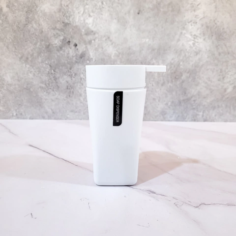 DISPENSER PLASTICO CUADRADO BLANCO