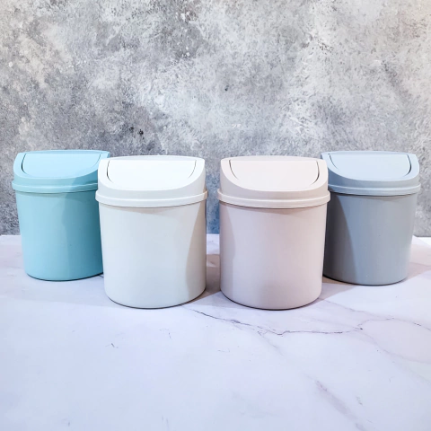 CESTO MESADA CIRCULAR TAPA VAIVEN