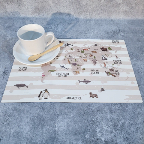 INDIVIDUAL PVC MAPAMUNDI