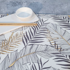 INDIVIDUAL PVC PALMERAS ORO - comprar online