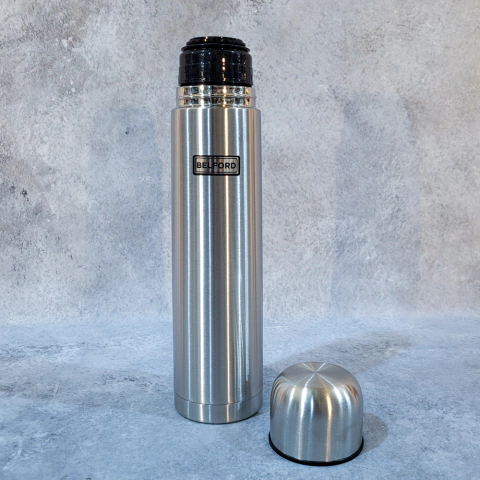 TERMO BALA ACERO 1 LITRO CON FUNDA