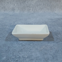 COPETINERO RECTANGULAR PORC. BLANCA - comprar online