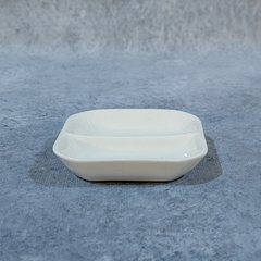 DIP CUADRADO CERAMICA BLANCA