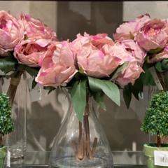 RAMO DE PEONIAS CORTO - Bazaar novedades