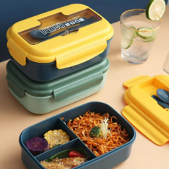 LUNCH BOX PLASTICA CON CUBIERTOS en internet