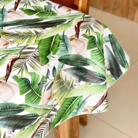 MANTEL ECOCUERO 300X140CM CALAS