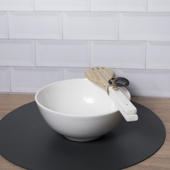 ENSALADERA 20CM PORCELANA BLANCA - comprar online