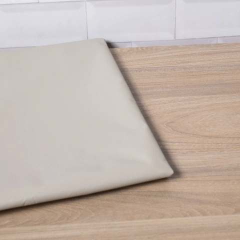 MANTEL ECOCUERO CUADRADO BEIGE