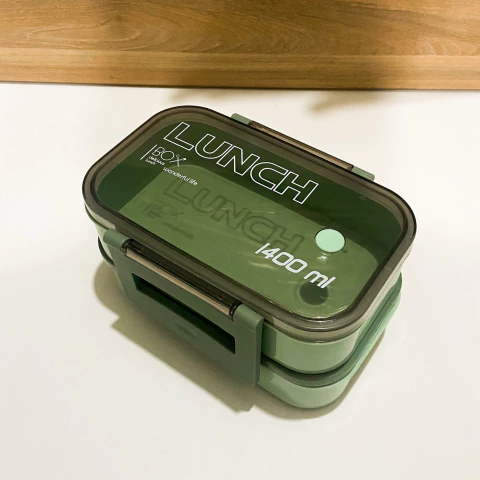 LUNCH BOX 2 PISOS CON DIVISION - comprar online