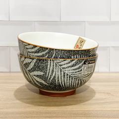 BOWL MEDIANO PORC.HOJITAS F/NEGRO
