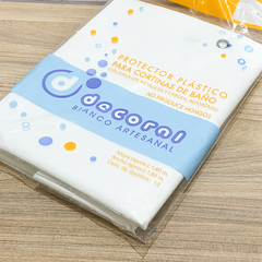 PROTECTOR P/CORTINA DE BAÑO BLANCO - comprar online