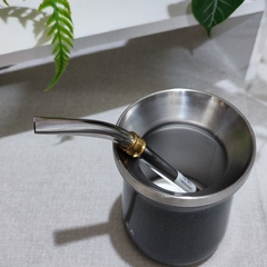 BOMBILLA ACERO PALITA PICO DE LORO - comprar online
