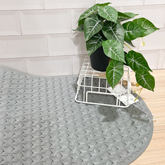 ALFOMBRA ANTIDESLIZANTE CUBOS GRIS