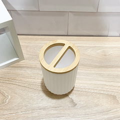 PORTA CEPILLOS RAYADO BLANCO T/BAM en internet
