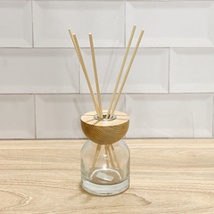 FRASCO DIFUSOR VIDRIO Y BAMBOO