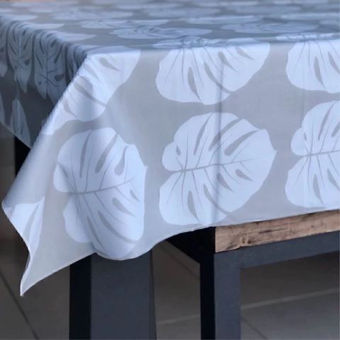 MANTEL ECOCUERO 100X140CM PALMA F/G