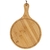 Tábua Gourmet Redonda Bambu com Alça Couro 38 cm EcoKitchen