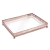 Bandeja Rose Gold em Metal Retangular 27x19cm Mart