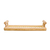 Bandeja Decorativa Retangular Bambu e Palhinha com Alça 25x15cm - Utteis