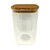 Kit Potes Herméticos Borosilicato em Bambu 3 Peças MimoStyle na internet