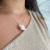 Colar bolinhas concha natural - 50cm - comprar online