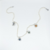 Choker pérolas barrocas + pingentes orgânicos com pedras naturais
